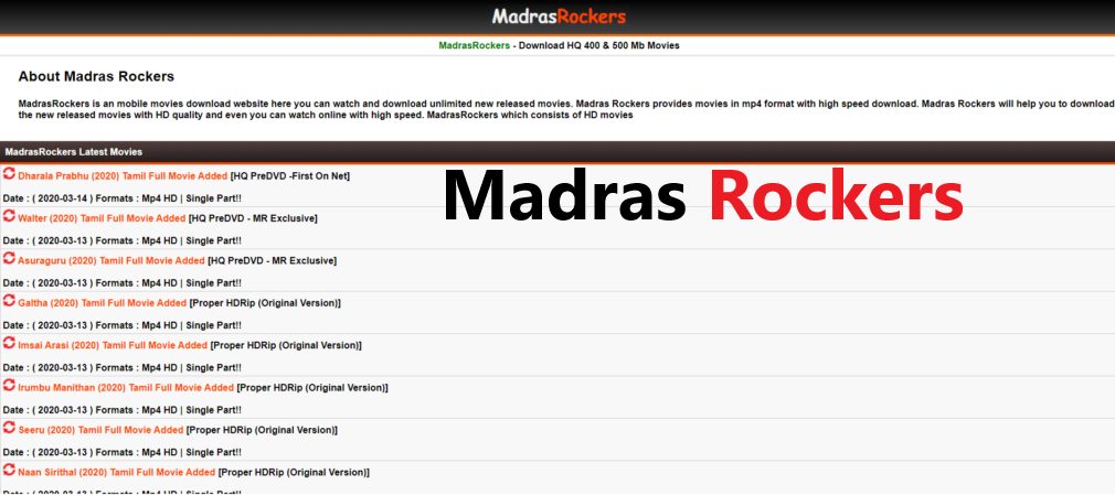 madras rockers
