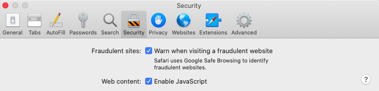 How to change security preferences on a Mac