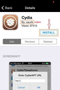 Cydia installation