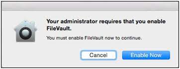 Enable FileVault