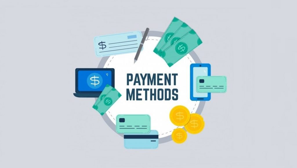 Different payment methods