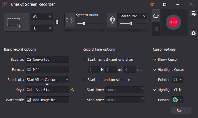 TunesKit Screen Recorder