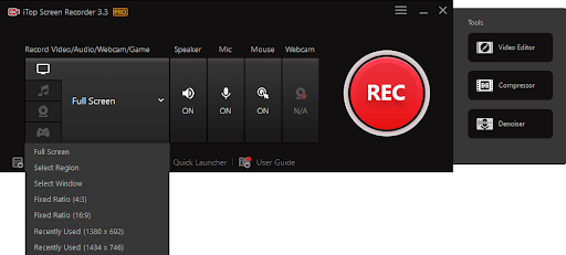 Main Features of iTop Screen Recorder